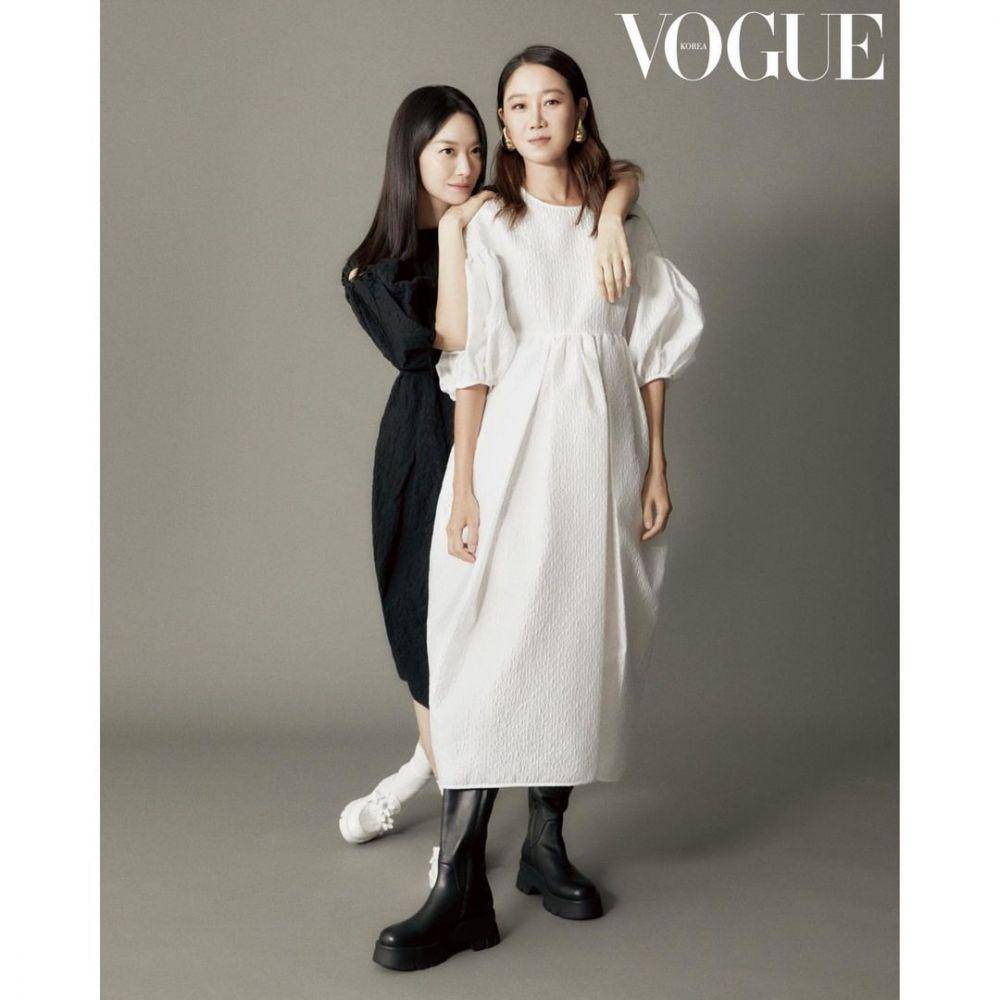 potret Shin Min Ah dan Gong Hyo Jin (instagram.com/shinminahindonesia)