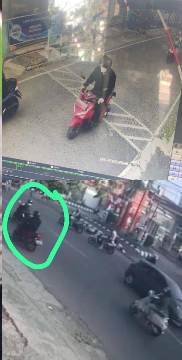 Keberadaan terakhir Iwan Boedi, ASN Bapenda Kota Semarang terpantau CCTV sebelum hilang. (dok. MIK Semar)