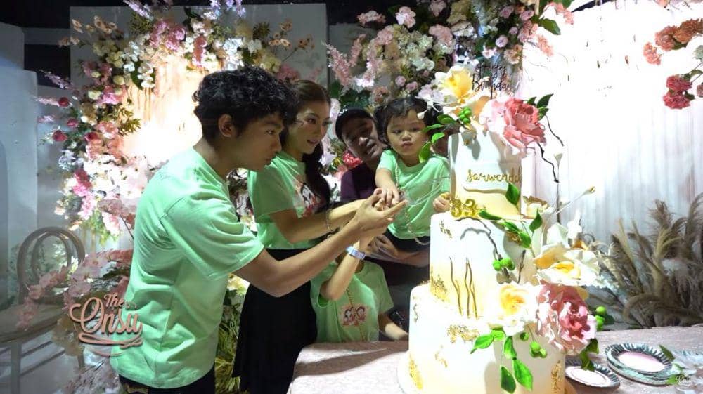 kejutan ulang tahun Sarwendah (youtube.com/the onsu family)