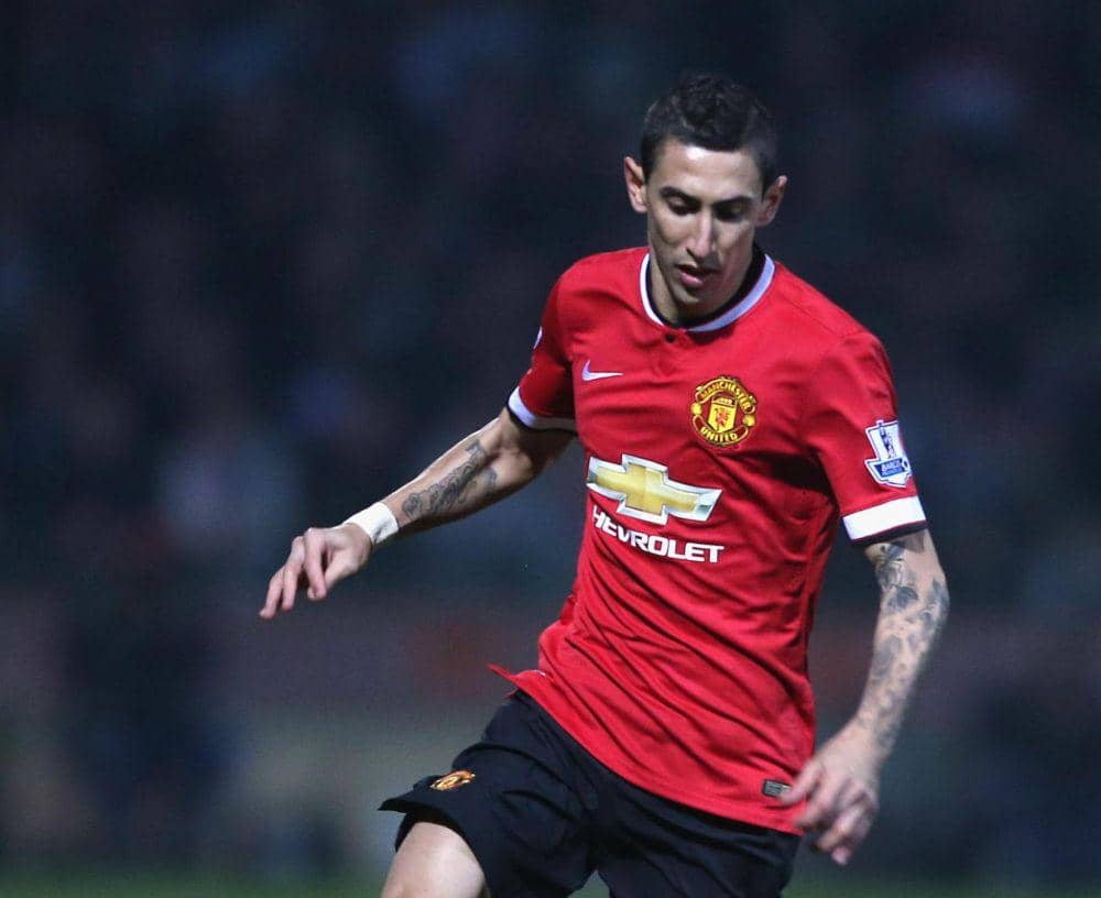 Angel Di Maria saat masih membela Manchester United. (twitter.com/ManUtd)