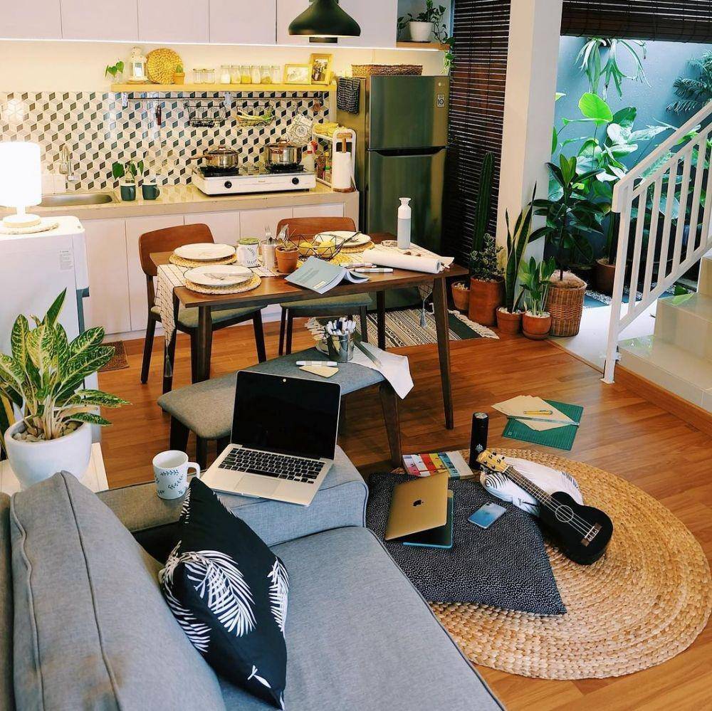 ilustrasi rumah open space (instagram.com/biasalahanakmuda)