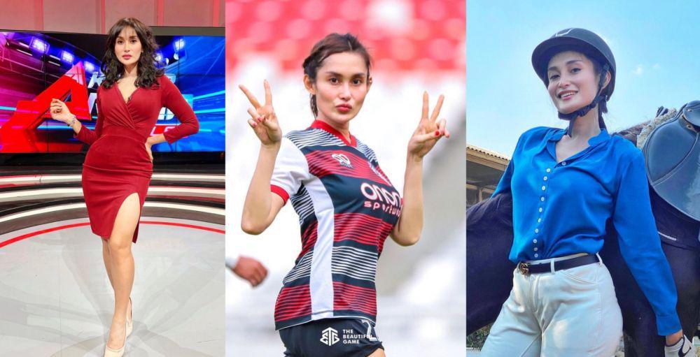 10 Potret Menawan Karra Syam, Presenter Berita yang Gemar Berolahraga