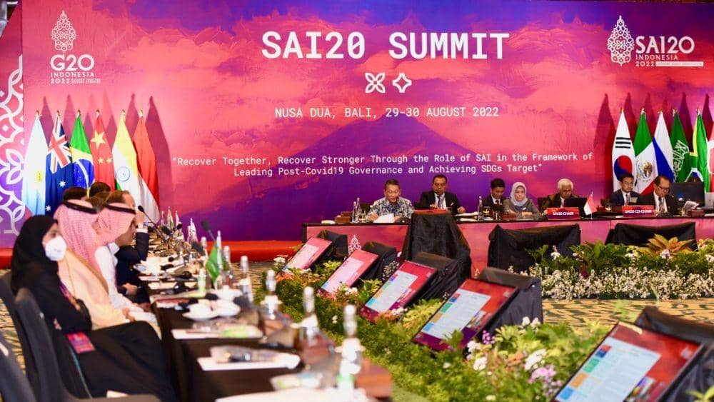 Supreme Audit Institution (SAI)20 Summit di Bali, Selasa (30/8/2022). (Dok.IDN Times/istimewa)