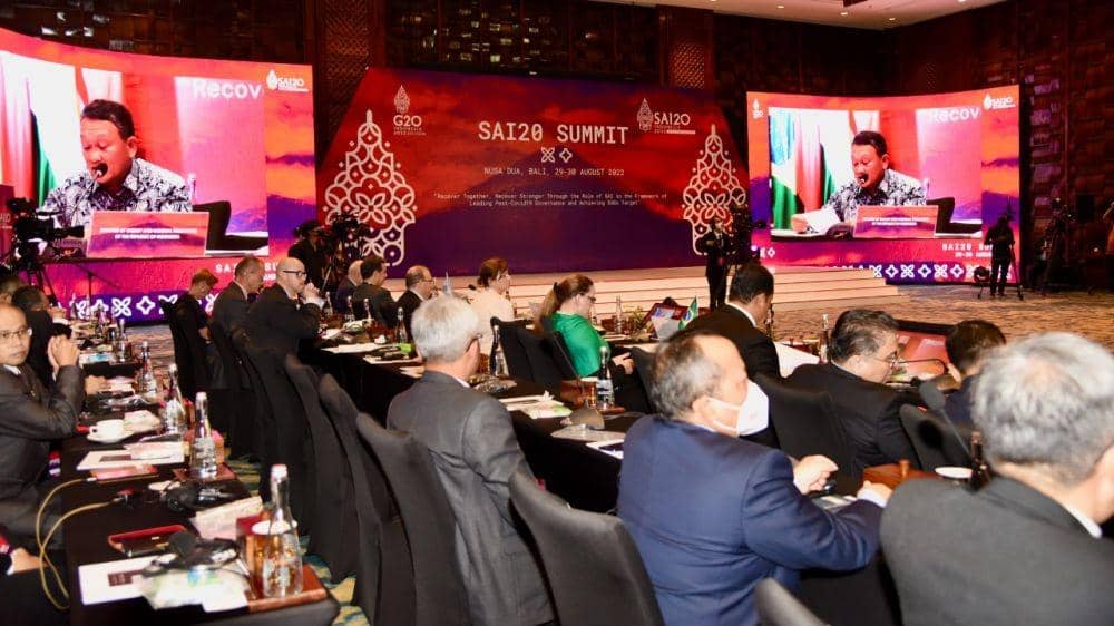 Supreme Audit Institution (SAI)20 Summit di Bali, Selasa (30/8/2022). (Dok.IDN Times/istimewa)