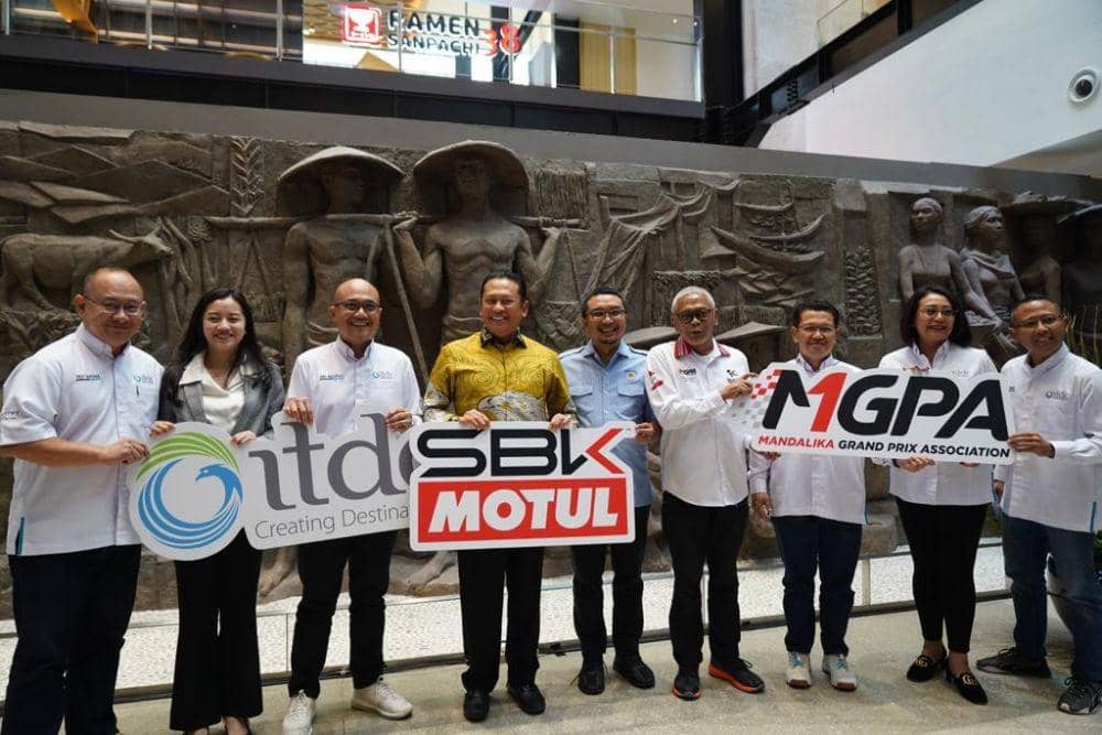 Peluncuran penjualan tiket WSBK Mandalika 2022 di Jakarta, Rabu (31/8/2022). (dok. ITDC)
