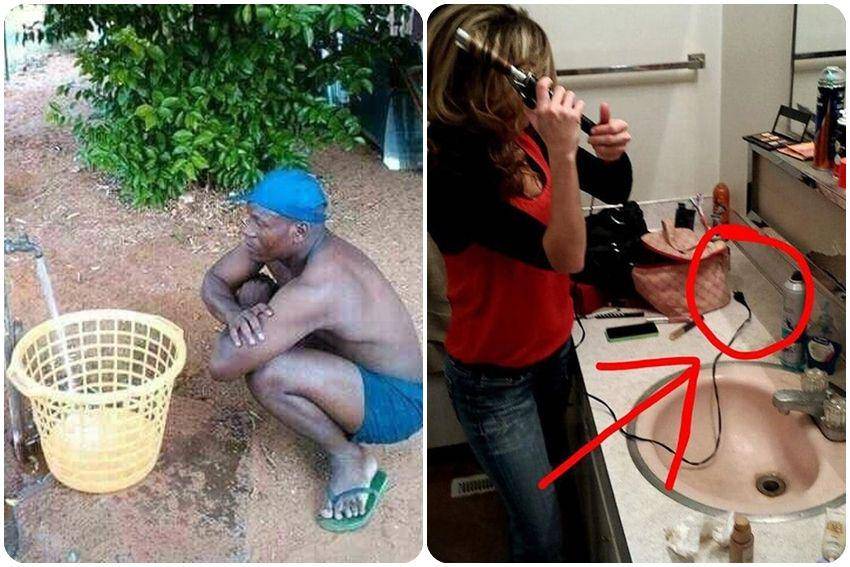 kolase potret orang dengan gelagat aneh (reddit.com/user/porichoygupto | imgur.com/unknown)