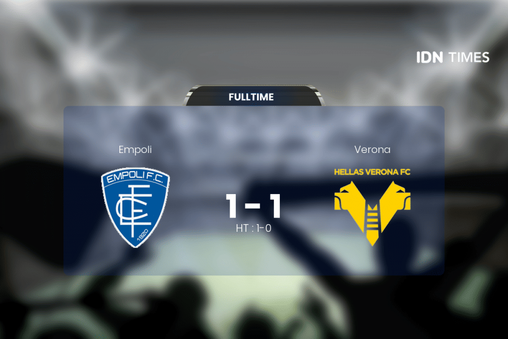 Duel Empoli Vs Verona Berakhir Antiklimaks