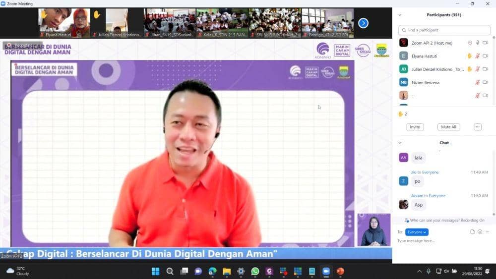 Kominfo RI Dorong Pelajar dan Guru Bandung Makin Cakap Digital (IDN Times/Jabar)