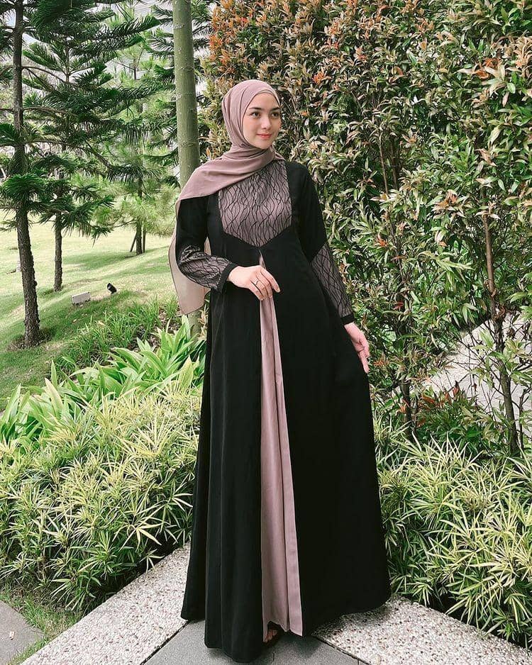 inspirasi gamis ala artis tanah air (instagram.com/citraciki)