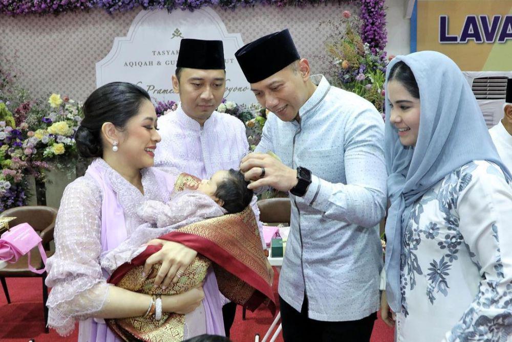 10 Momen Tasyakuran Aqiqah Anak Ibas Yudhoyono dan Aliya Rajasa