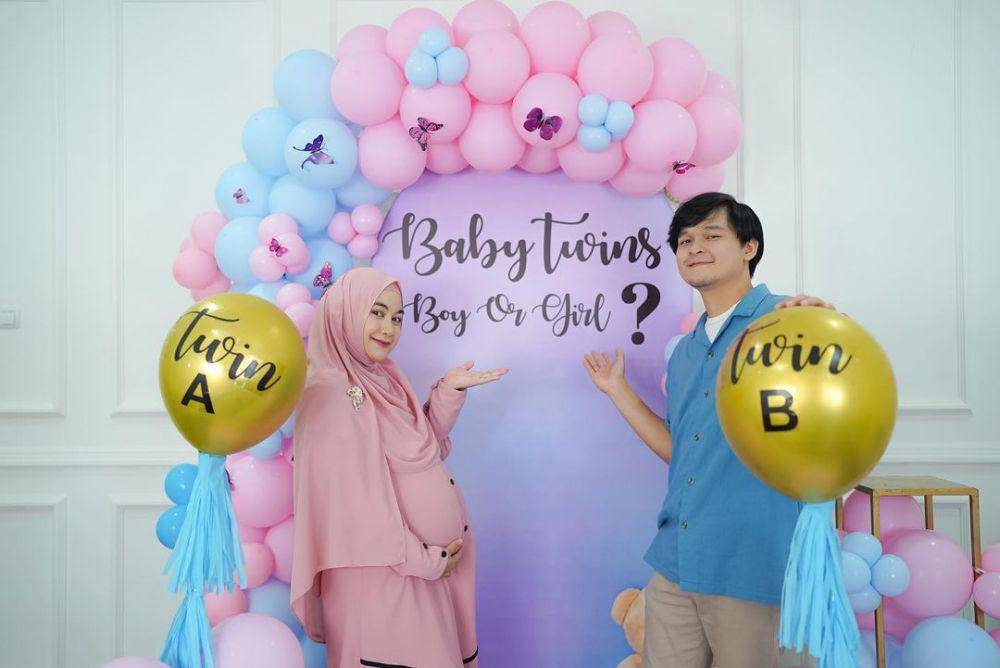 potret Anisa Rahma siapkan acara gender reveal (instagram.com/anisarahma_12)