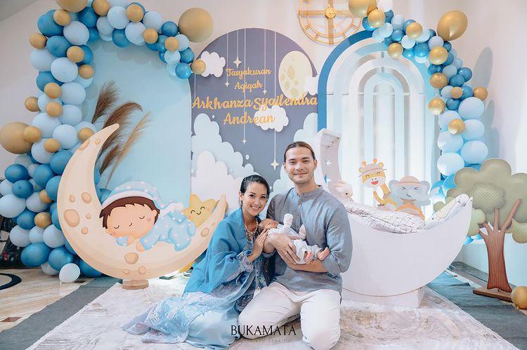 9 Potret Acara Aqiqah Baby Khanza, Anak Ketiga Sylvia Fully dan Kevin