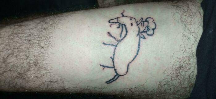 Tato buatan teman baru belajar. (reddit.com/Chemo55)