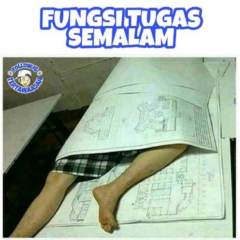 bapak bantuin bikin tugas (instagram.com/tertawaajah)