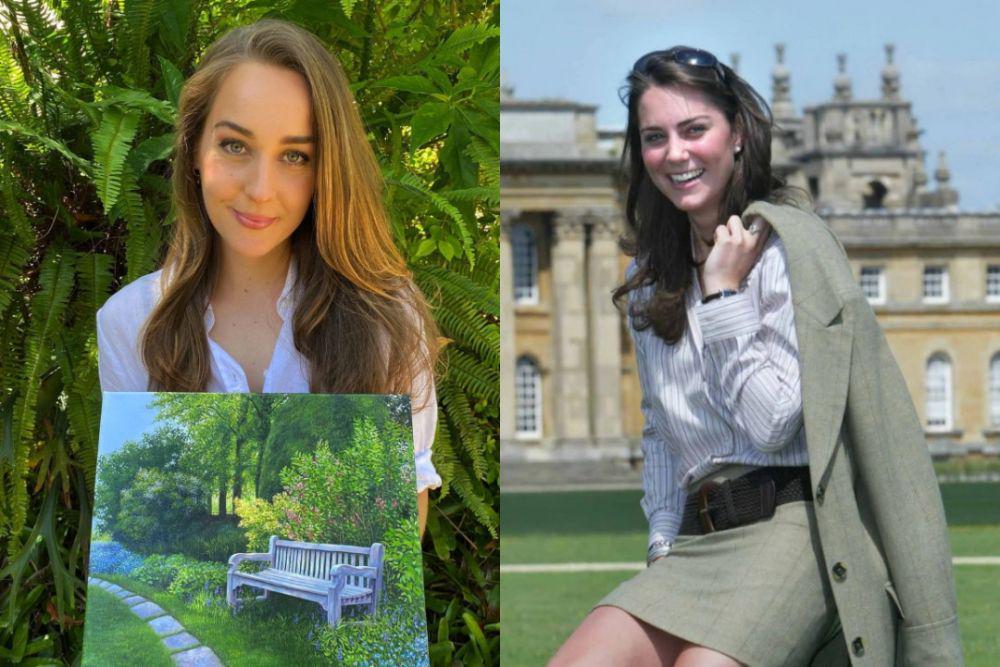 10 Potret Brittany Dixon, Pelukis Australia yang Mirip Kate Middleton
