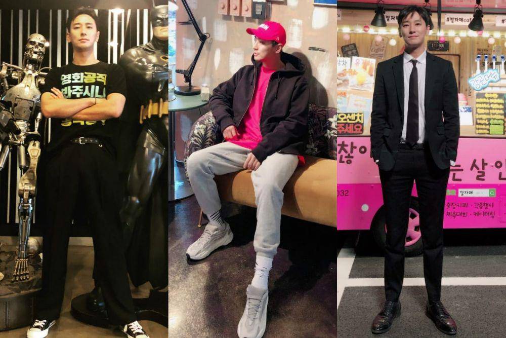 kolase potret Ju Ji Hoon (instagram.com/_jujihoon | instagram.com/h_and_ent)