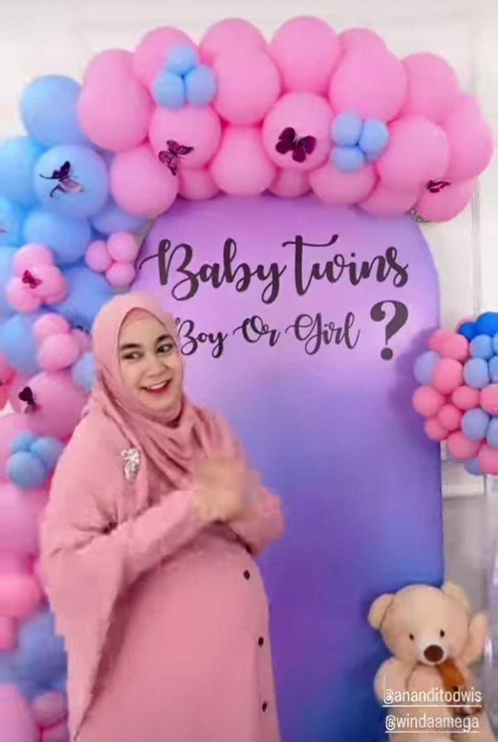 potret Anisa Rahma siapkan acara gender reveal (instagram.com/anisarahma_12)