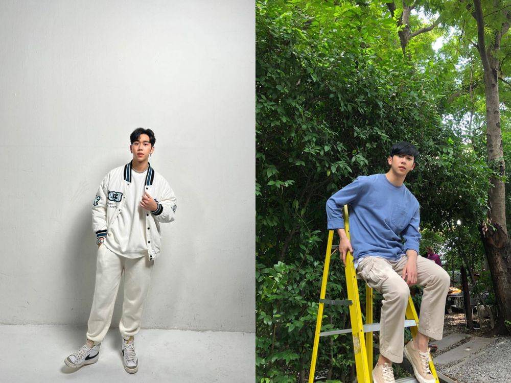 inspirasi outfit ala Louis Thanawin (instagram.com/louis_thanawin)