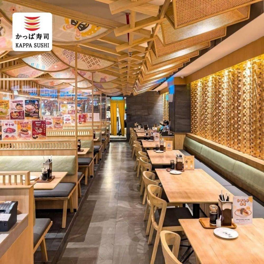 Potret ruangan di Kappa Sushi (instagram.com/kappasushi.id)
