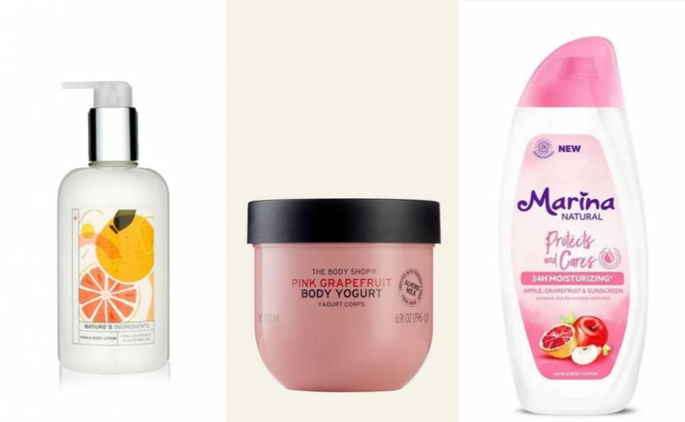 Body lotion dengan kandungan grapefruit (dok. Berbagai sumber)
