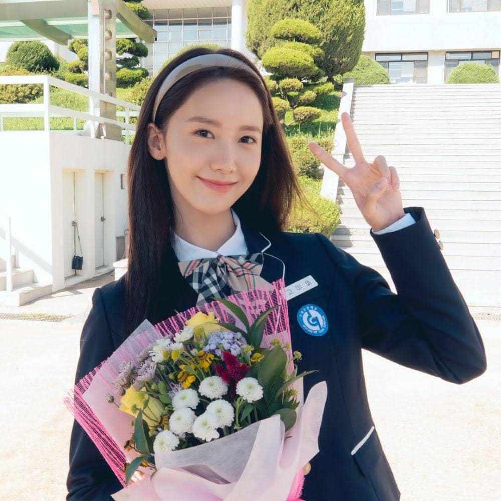 Yoona di balik layar drama Big Mouth (instagram.com/limyoona__official)