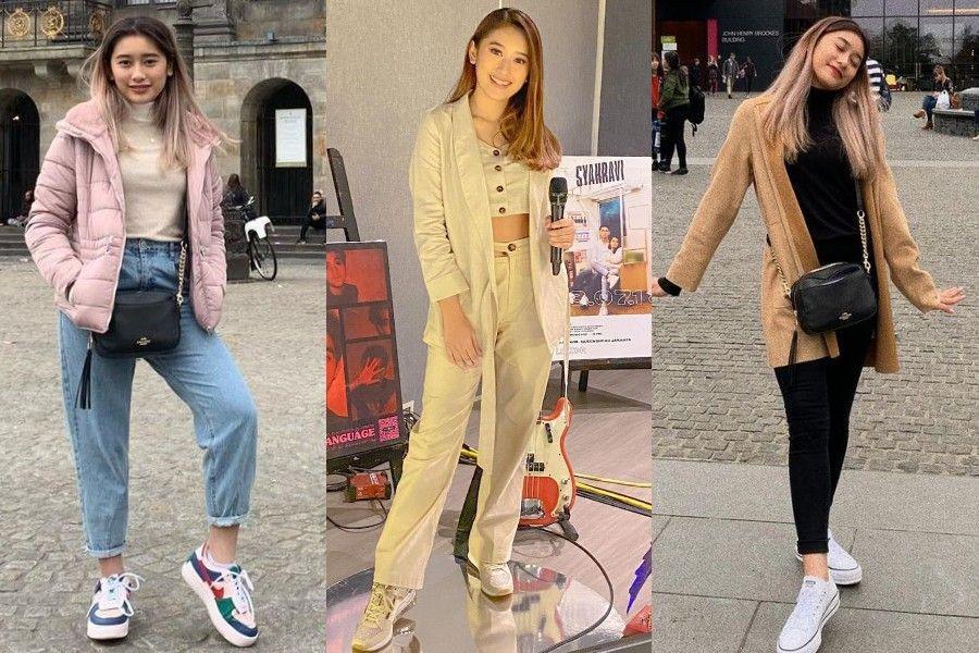 11 Padu Padan Long Pants dan Sneakers ala Amanda Caesa, Hype Abis!
