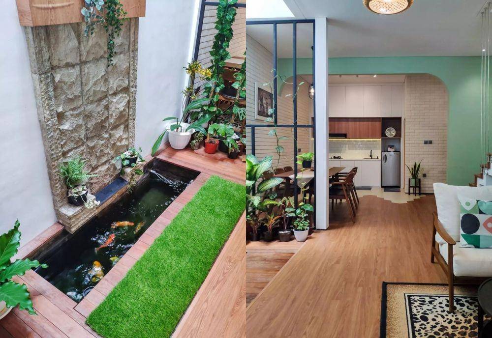 desain rumah dengan kolam ikan (instagram.com/rumaalima)