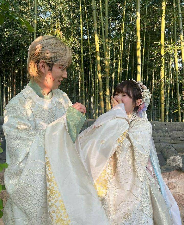 Yoo In Soo dan Arin di balik layar Alchemy of Souls (instagram.com/ye._.vely618)