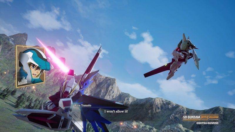 Freedom Gundam di SD Gundam Battle Alliance. (Dok. Bandai Namco/SD Gundam Battle Alliance)