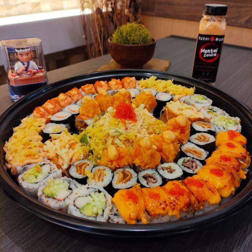 Potret menu sushi di Sushi Mura (instagram.com/sushimura_id)