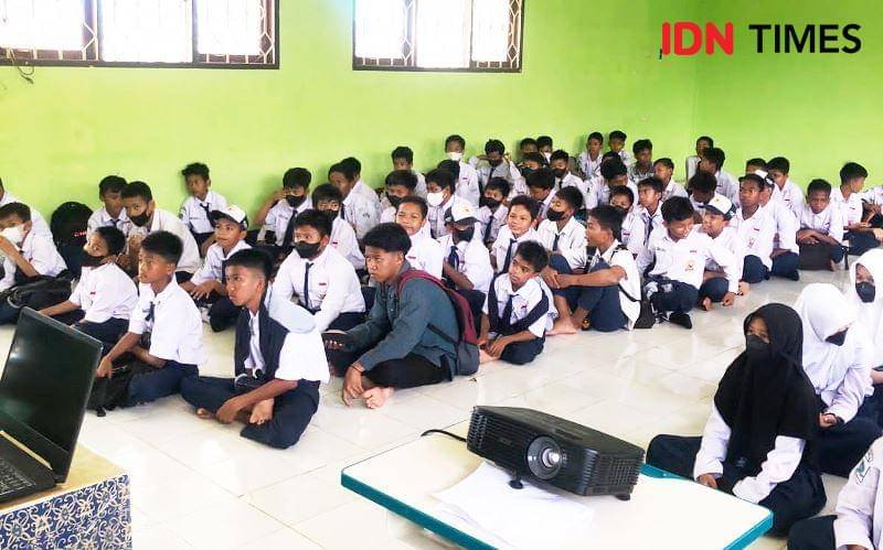 Pelajar SMPN 7 Sotek Penajam (IDN Times/Ervan)