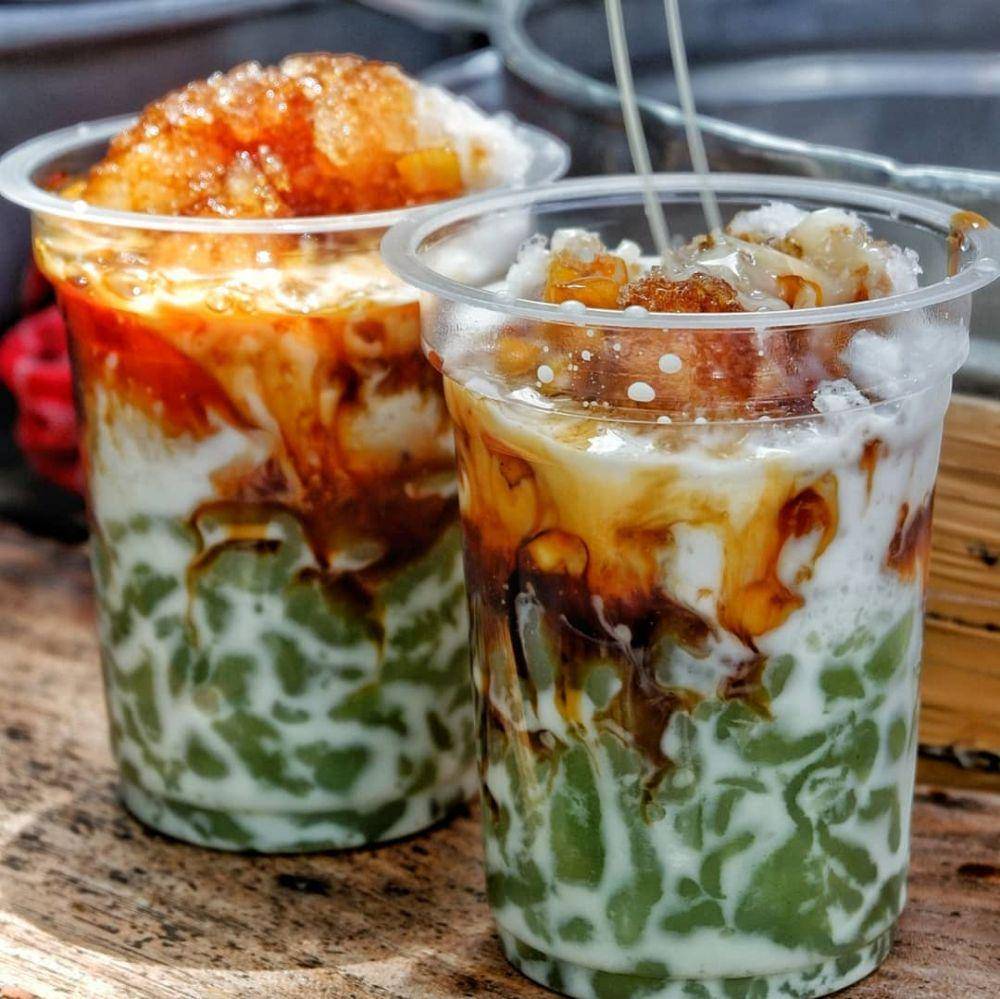 ilustrasi es cendol (instagram.com/oppakuliner)