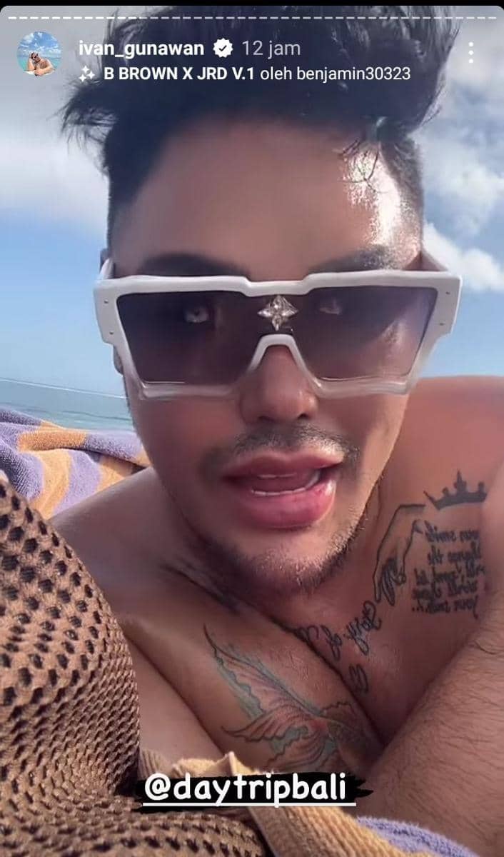 potret liburan Ivan Gunawan (instagram.com/ivan_gunawan)