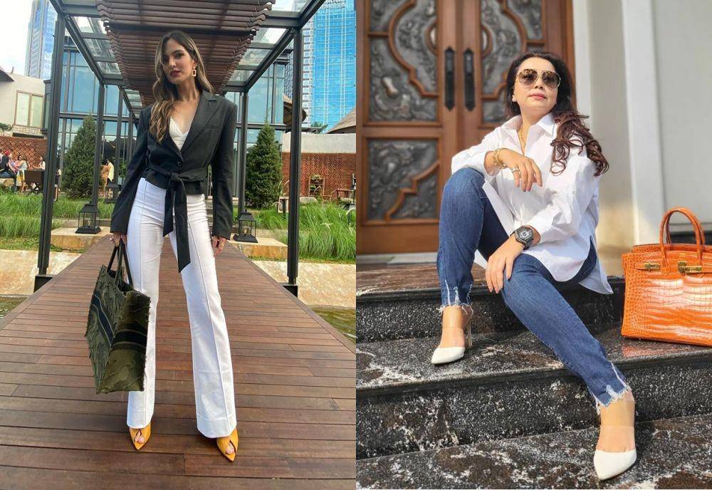 Adu Gaya Glamor Nia Ramadhani vs. Mayangsari (instagram.com/ramadhaniabakrie | instagram.com/mayangsari_official)