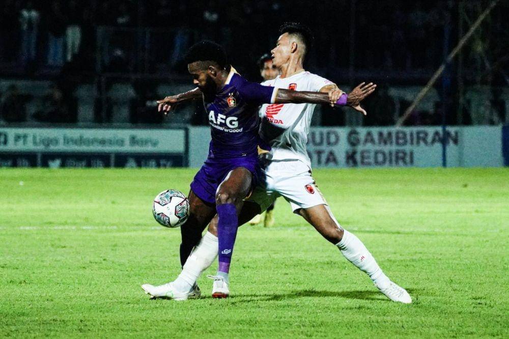 Pemain Persik Kediri saat melawan PSM Makasar. IDN Times/ media officer Persik Kediri