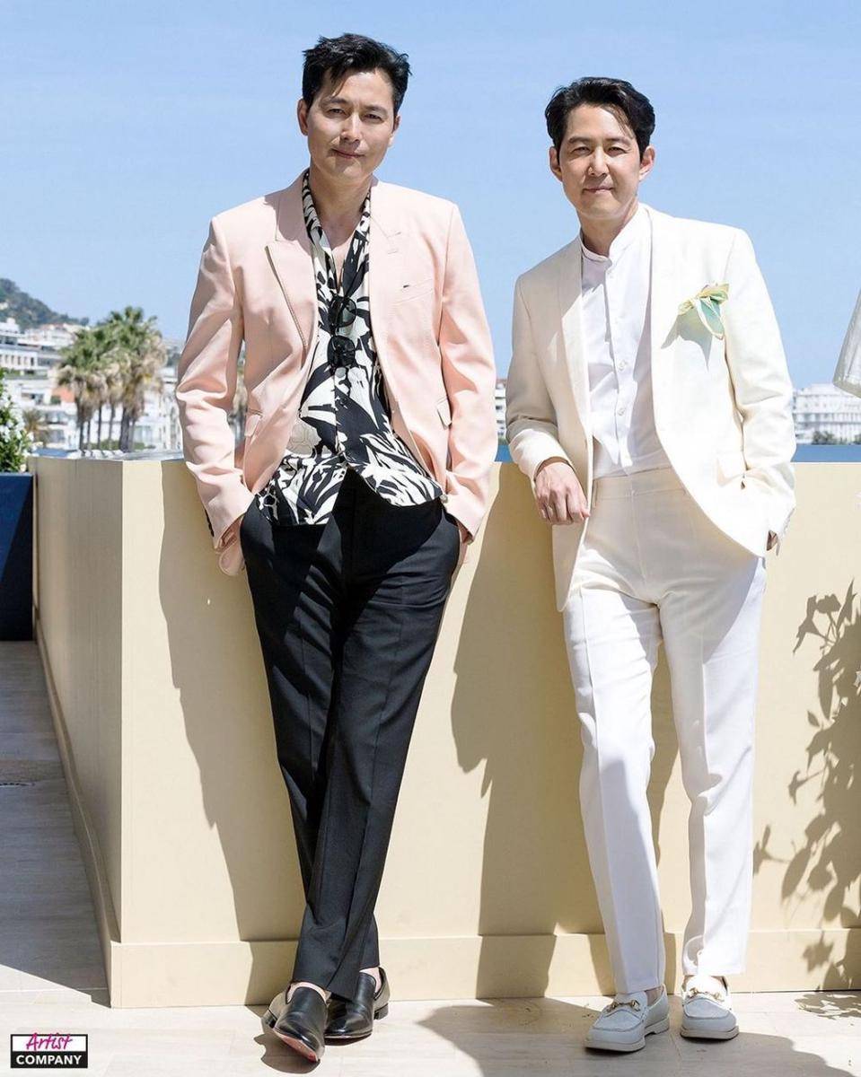 Jung Woo Sung dan Lee Jung Jae (instagram.com/from_jjlee)