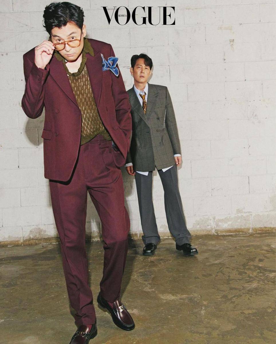 Jung Woo Sung dan Lee Jung Jae (instagram.com/from_jjlee)