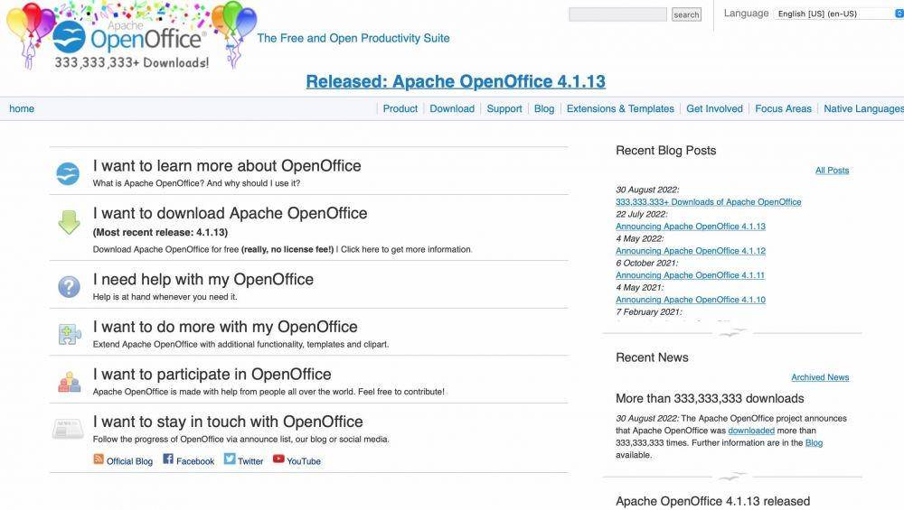 Apache OpenOffice (openoffice.org)