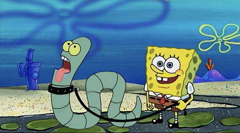SpongeBob dan Rex. (dok.youtube.com/Spongebob Squarepants Official)