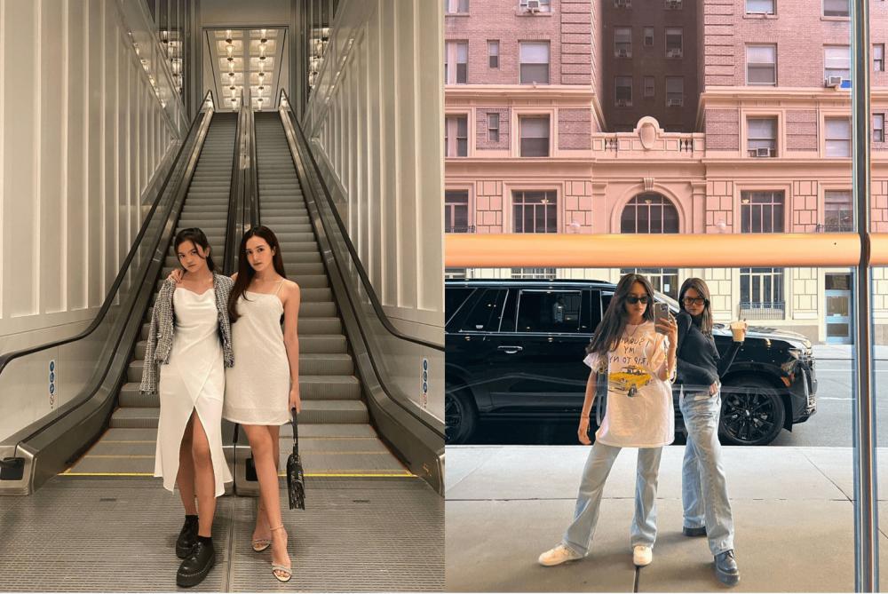 Intip 10 Gaya Outfit Sister Goals ala Beby Tsabina dan Cut Keysha