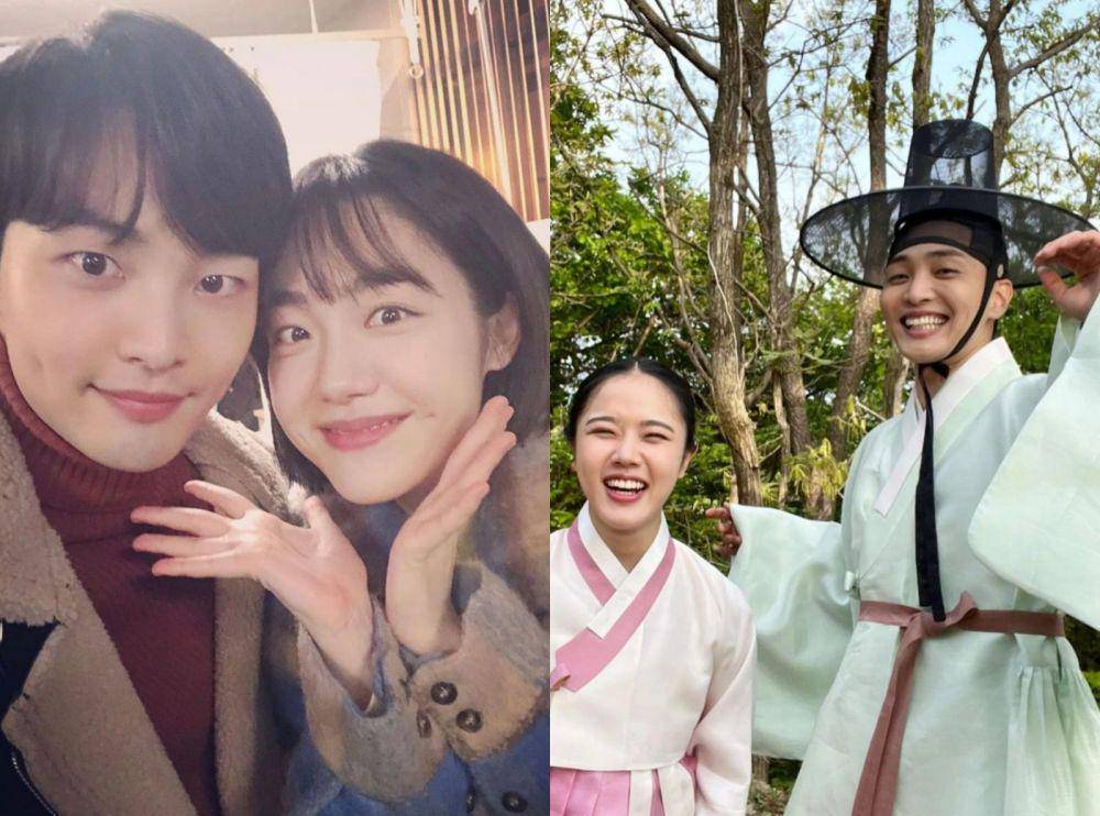 potret Kim Min Jae bersama So Ju Yeon dan Kim Hyang Gi di balik layar drama Korea (instagram.com/real.be)