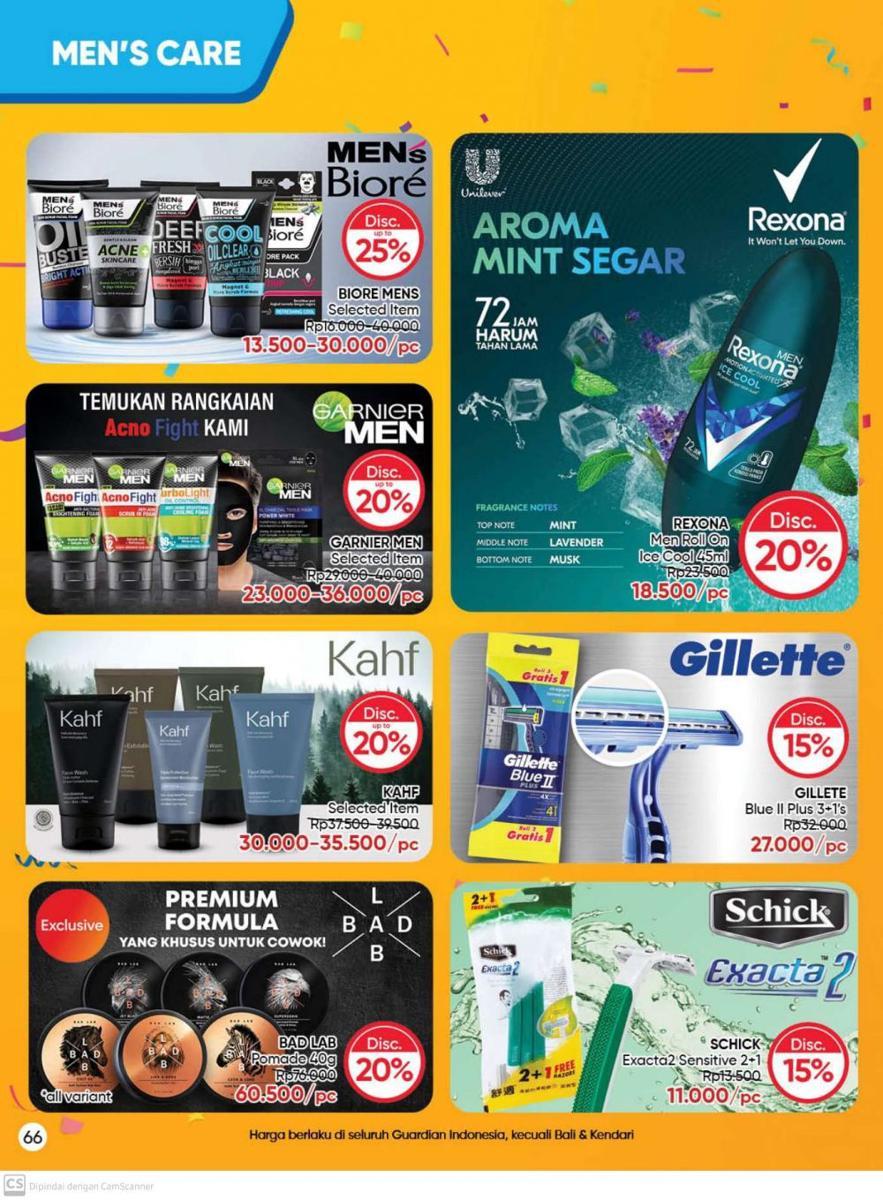 Promo skincare dan produk grooming pria September 2022 (guardianindonesia.co.id)