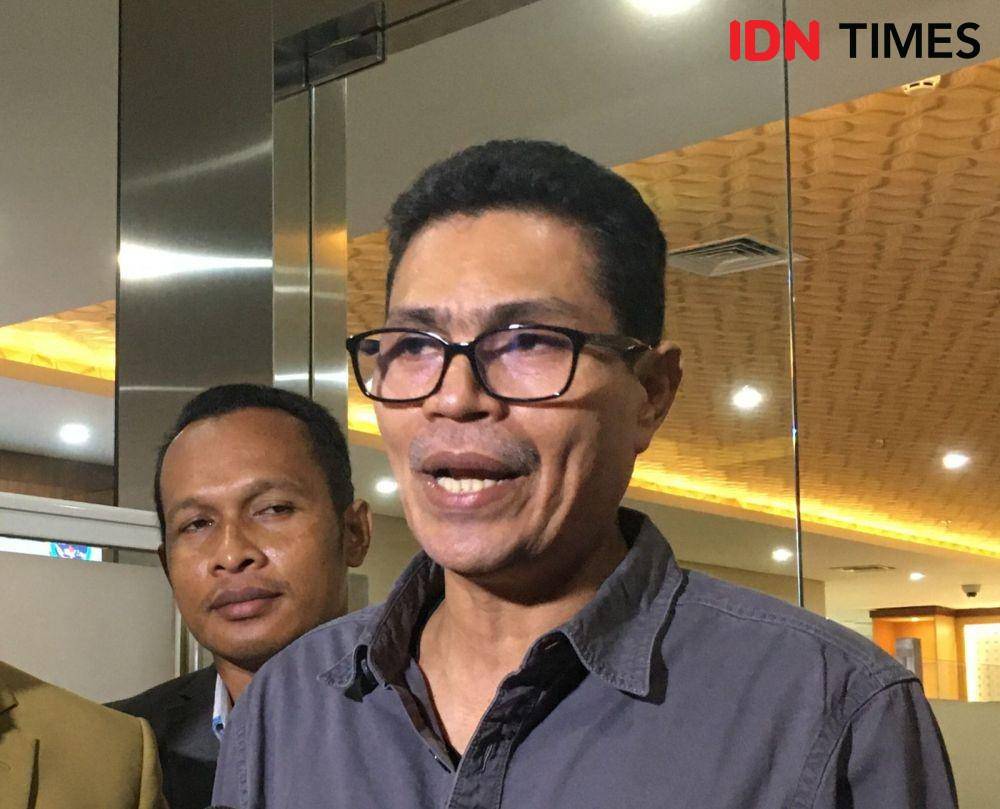 Aktivis 98, Faizal Assegaf di Mabes Polri, Senin (5/9/2022). (IDN Times/Irfan Fathurohman)