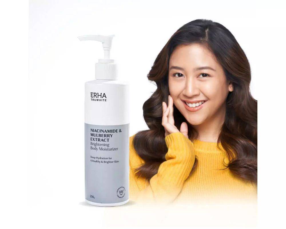 ERHA Truwhite Niacinamide & Mulberry Extract Brightening Body Moisturizer (erhastore.co.id)
