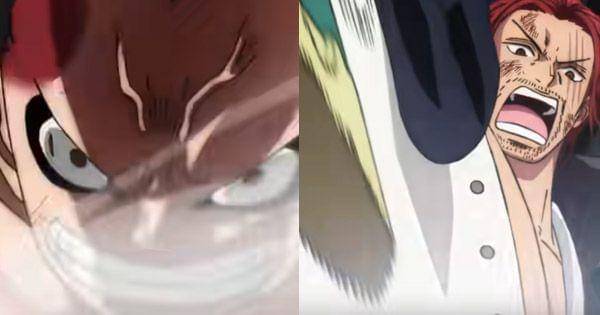 Luffy dan Shanks bertarung ( Dok. Toei Animation / One Piece Film Red )