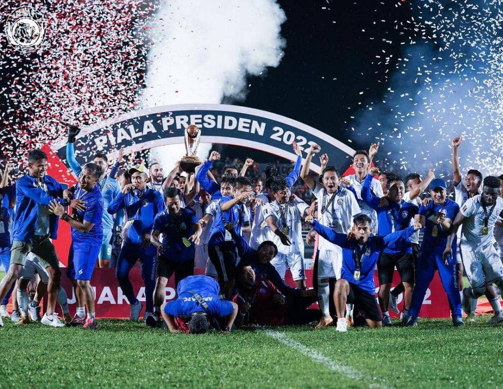 Arema FC juara Piala Presiden. (aremafc.com)