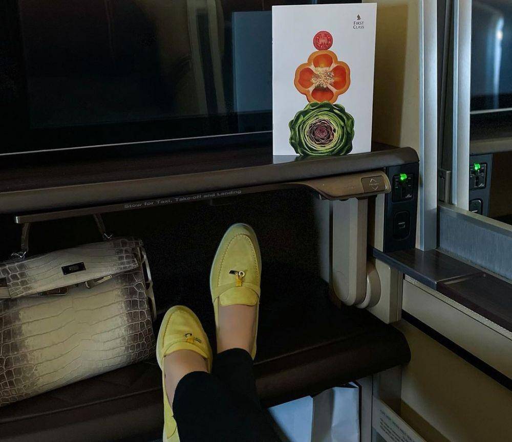 Syahrini balik ke Singapura (instagram.com/princessyahrini)