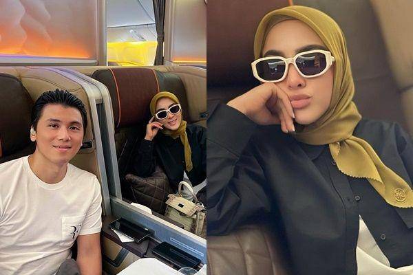 Syahrini balik ke Singapura (instagram.com/princessyahrini)