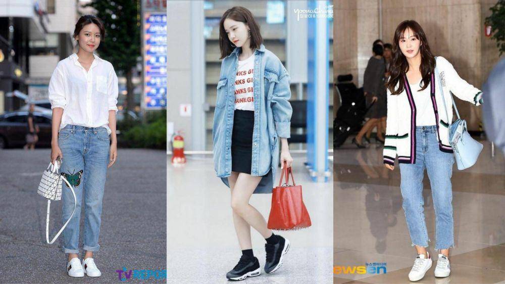 Inspirasi outfit kasual ala member SNSD (instagram.com/snsdoutfit)