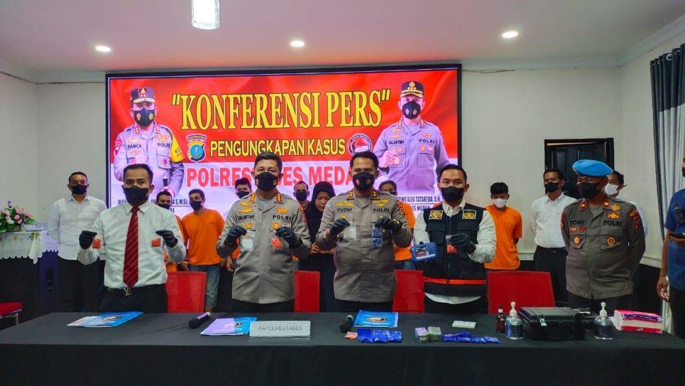 9.500 Narkoba Pil Yaba Gagal Edar di Medan, 5 Orang Ditangkap